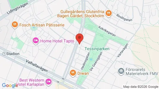 Apartments for rent i Östermalm - kort over placeringen