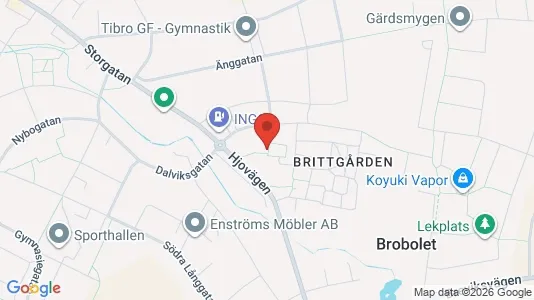 Apartments for rent i Tibro - kort over placeringen