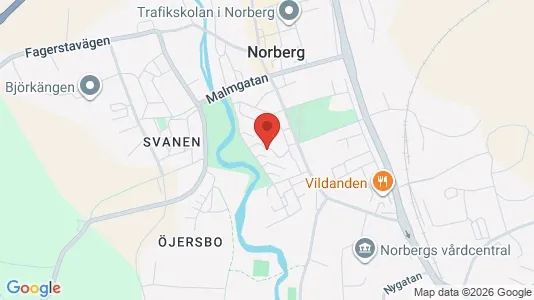 Apartments for rent i Norberg - kort over placeringen