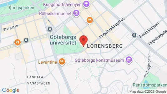 Apartments for rent i Gothenburg City Centre - kort over placeringen