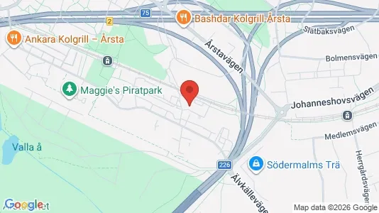 Apartments for rent i Hammarbyhamnen - kort over placeringen