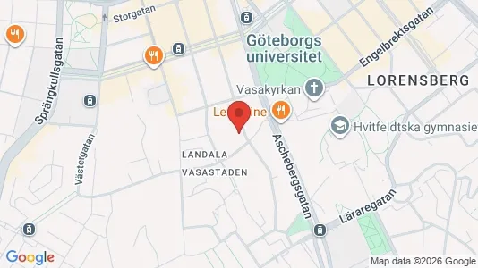 Apartments for rent i Gothenburg City Centre - kort over placeringen