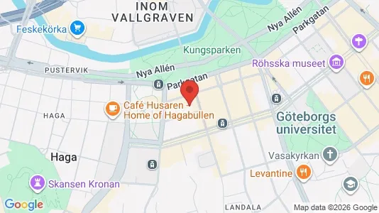 Apartments for rent i Gothenburg City Centre - kort over placeringen