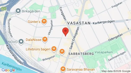 Apartments for rent i Vasastan - kort over placeringen