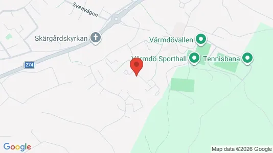 Apartments for rent i Värmdö - kort over placeringen