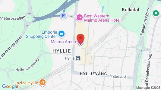 Apartments for rent i Hyllie - kort over placeringen