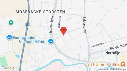 Apartments for rent i Norrtälje - kort over placeringen