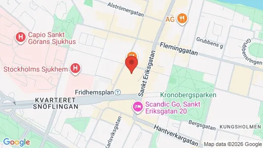 Apartments for rent i Kungsholmen - kort over placeringen