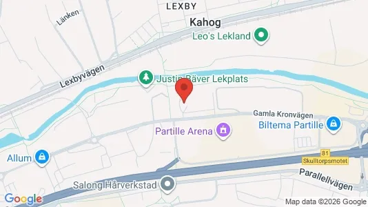 Apartments for rent i Partille - kort over placeringen