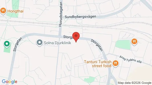 Apartments for rent i Solna - kort over placeringen