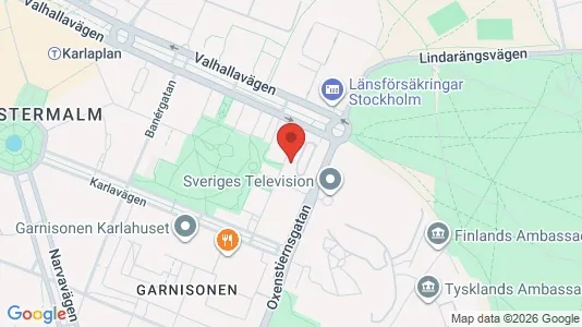 Apartments for rent i Östermalm - kort over placeringen