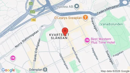 Apartments for rent i Vasastan - kort over placeringen