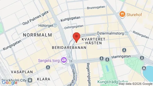 Apartments for rent i Stockholm City - kort over placeringen