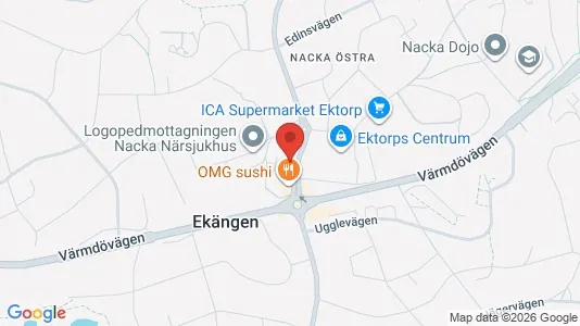Apartments for rent i Nacka - kort over placeringen