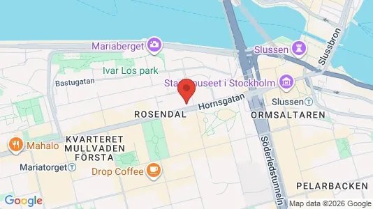 Apartments for rent i Södermalm - kort over placeringen