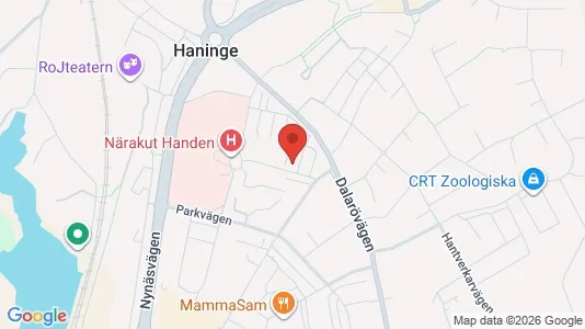 Apartments for rent i Haninge - kort over placeringen