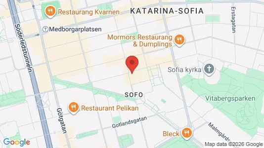 Apartments for rent i Södermalm - kort over placeringen