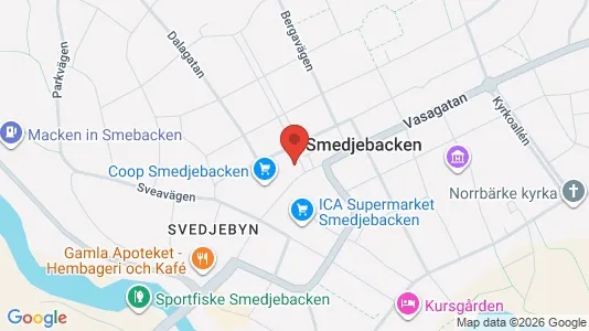 Apartments for rent i Smedjebacken - kort over placeringen
