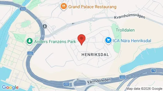 Apartments for rent i Nacka - kort over placeringen
