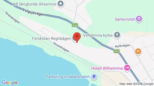 Apartments for rent i Vilhelmina - kort over placeringen