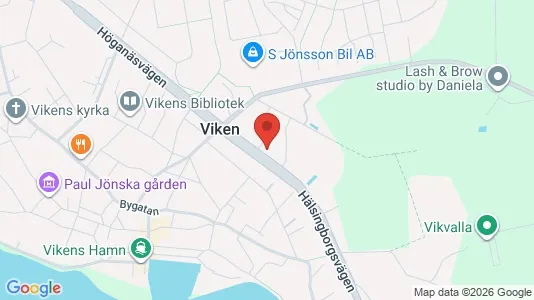 Apartments for rent i Höganäs - kort over placeringen