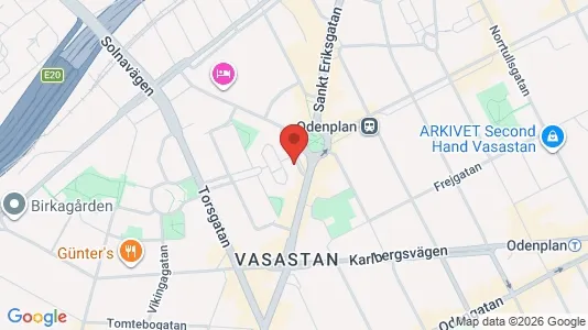 Apartments for rent i Vasastan - kort over placeringen