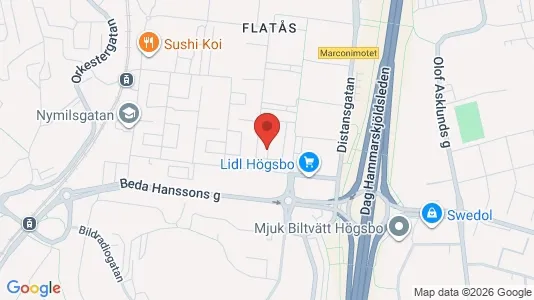 Apartments for rent i Askim-Frölunda-Högsbo - kort over placeringen