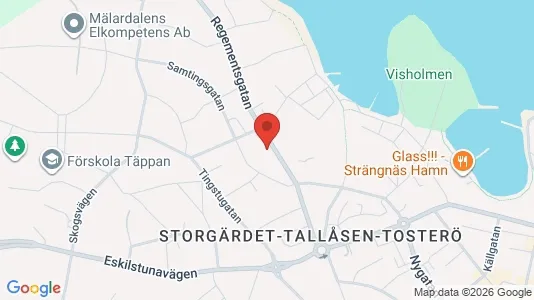 Apartments for rent i Strängnäs - kort over placeringen