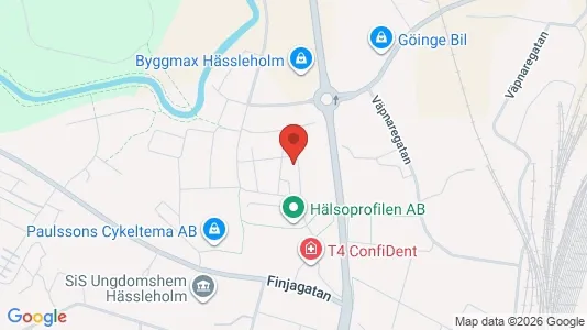 Apartments for rent i Hässleholm - kort over placeringen