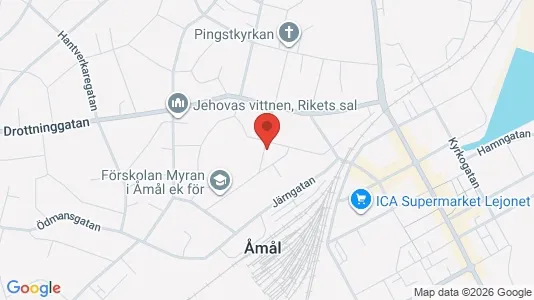 Apartments for rent i Åmål - kort over placeringen