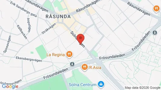 Apartments for rent i Solna - kort over placeringen