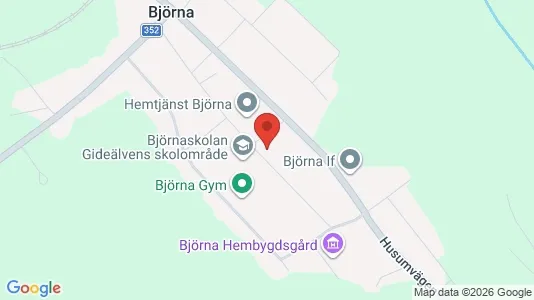Apartments for rent i Örnsköldsvik - kort over placeringen