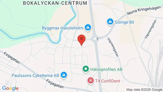 Apartments for rent i Husie - kort over placeringen