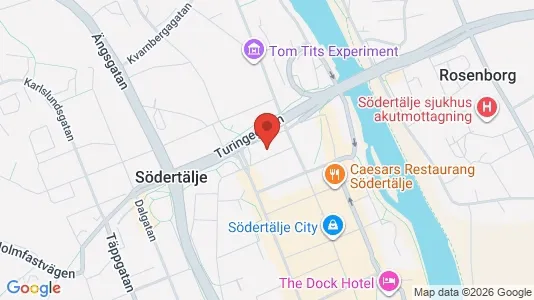 Apartments for rent i Södertälje - kort over placeringen