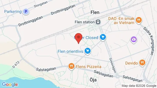 Apartments for rent i Flen - kort over placeringen
