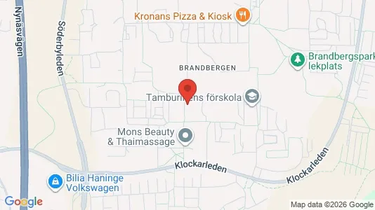 Apartments for rent i Haninge - kort over placeringen