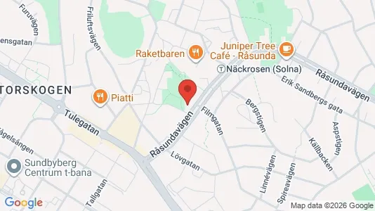 Apartments for rent i Solna - kort over placeringen