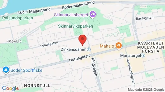 Apartments for rent i Södermalm - kort over placeringen