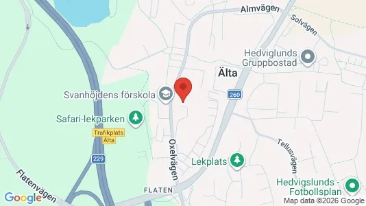 Apartments for rent i Nacka - kort over placeringen
