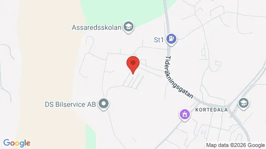Apartments for rent i Gothenburg East - kort over placeringen