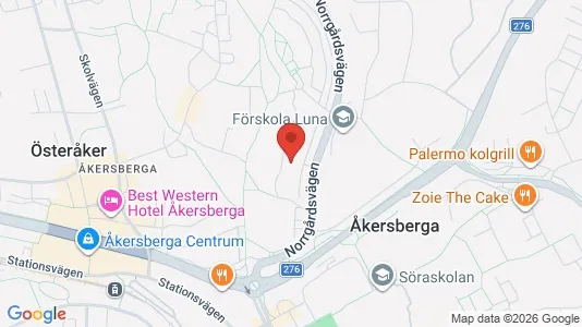 Apartments for rent i Österåker - kort over placeringen