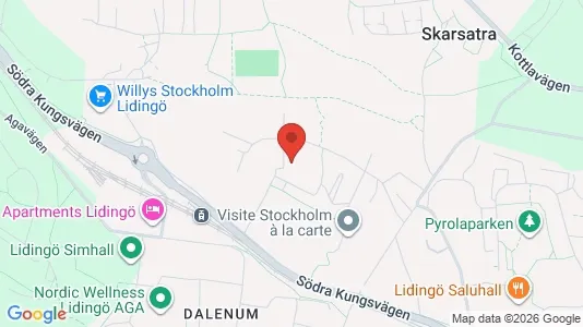 Apartments for rent i Lidingö - kort over placeringen
