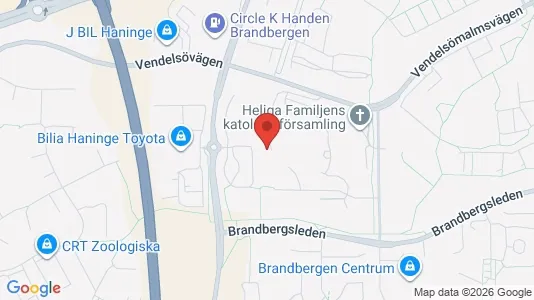 Apartments for rent i Haninge - kort over placeringen