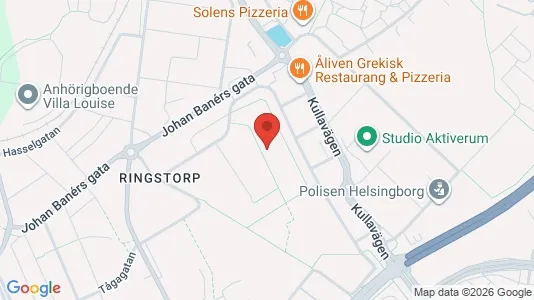 Apartments for rent i Helsingborg - kort over placeringen