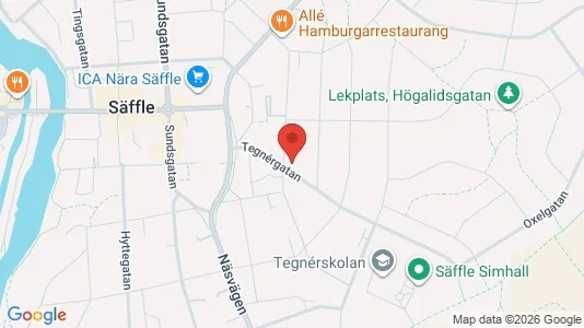 Apartments for rent i Säffle - kort over placeringen