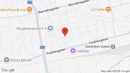 Apartments for rent i Sandviken - kort over placeringen