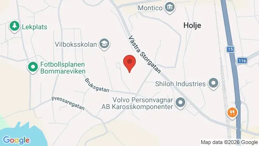 Apartments for rent i Olofström - kort over placeringen