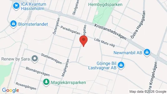 Apartments for rent i Hässleholm - kort over placeringen