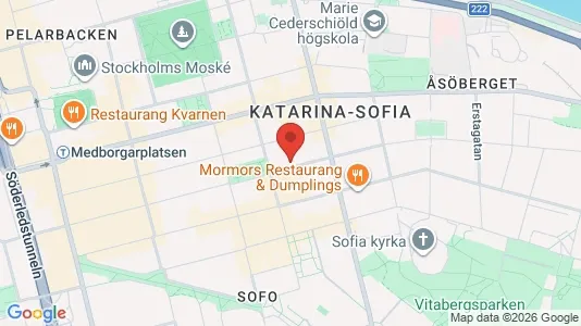 Apartments for rent i Södermalm - kort over placeringen
