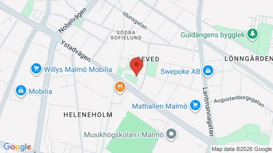 Apartments for rent i Sofielund - kort over placeringen